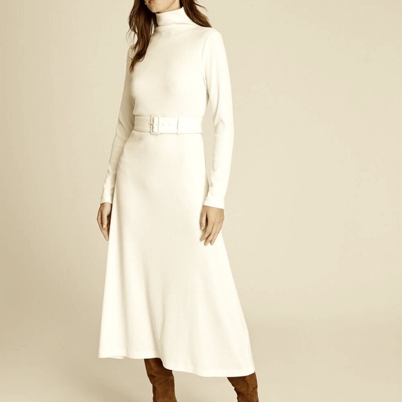 Melissah Knit Midi Dress - Brand New - NEVER WORN - White